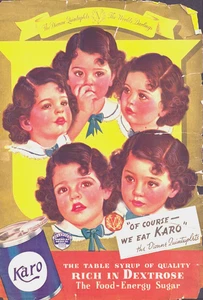 1937 Karo Syrup Vintage Successful Farming Magazine Print Ad Dionne Quintuplets - Picture 1 of 2