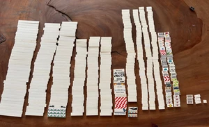 LEGO Lot 432 Ct White Tiles 1x1 1X2 1X3 1X4 1X6 1X8 1x2 Grille Ingot Decorated - Picture 1 of 6