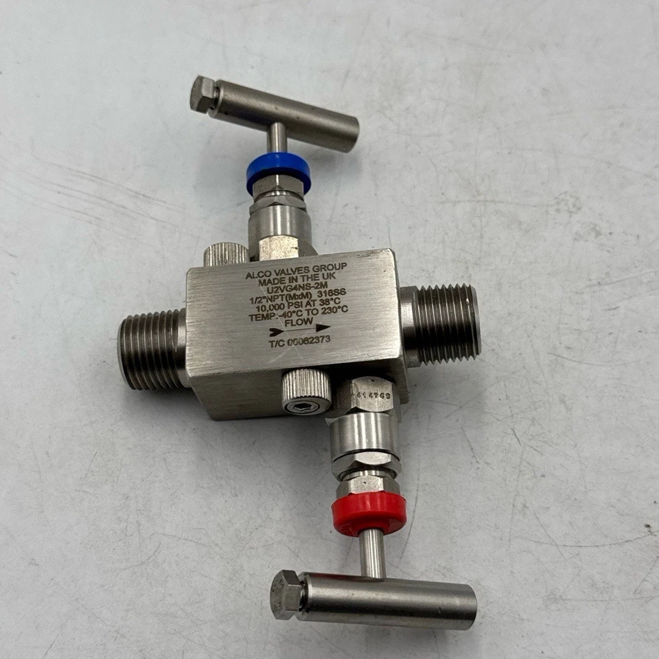 Colector remoto de 2 válvulas Alco Valves - U2VG4NS 316SS 10000PSI Foto 1 de 4