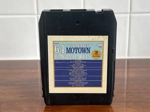 The Greatest 64 Motown Original Hits 8 Track Tape Rebuilt Cassette Jackson 5 - Picture 1 of 3