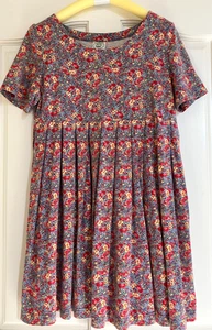 Vestido Corto Floral Laura Ashley Años 90 Vintage Mujer Talla XL Manga Corta Algodón - Imagen 1 de 9