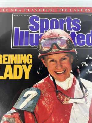 Sports Illustrated 22 de mayo de 1989 Julie Krone mejor jockey femenina LA Lakers Foto 1 de 4