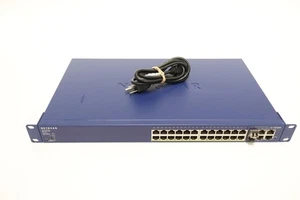Netgear FS728TP ProSafe 24Port 10/100 PoE Ethernet Switch with SFP Module - Picture 1 of 11