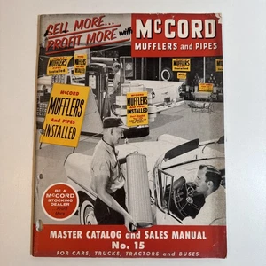 McCord Master Catalog and Sales Manual No. 15 1957 - Bild 1 von 5