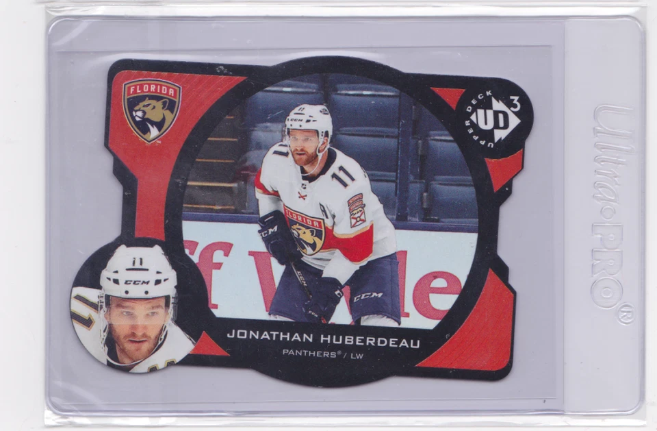 2020-21 UD EXTENDED SERIES UD3 SET /1000 JONATHAN HUBERDEAU #UD3-25 PANTHERS - Image 1 of 2