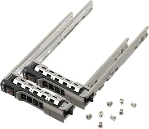 Lote de 15: 2,5" disco duro de metal Dell Caddy para R730 R720 R710 R630 R620 R520 T610. - Imagen 1 de 1