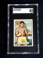 SUGAR RAY ROBINSON 1951 TOPPS RINGSIDE BOXING CARD #43 SGC 4 VG-EX CHAMPION HOF