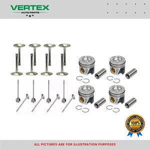 For BMW Piston & Rings + Inlet Valve x8 , Exhaust Valve x8 N42 B18 A petrol-NEW - Picture 1 of 2
