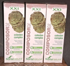 3 EXTRACTOS COMPOSOR 26_COLESTEN_ 50ml_SORIA NATURAL_COLESTEROL - Imagen 1 de 1