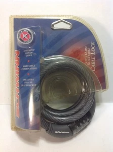 2004 Schwinn 5ft X 12mm Resettable 4 Digit Combination Cable Bicycle Lock - Picture 1 of 10