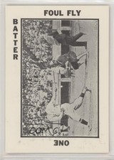 1973 TCMA 1913 Tom Barker Baseball Card Game Reprint Foul Fly