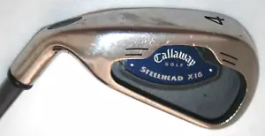 Callaway Steelhead X-16 4 iron with Callaway System CW75 shaft LEFT HANDED - Picture 1 of 4