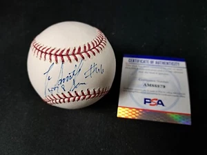 Lee Smith Autographed Baseball PSA/DNA Certified With Inscriptions HOF - Picture 1 of 3