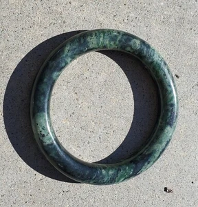 Bracciale Bracciale Donna Verde Spinaci Giada Vintage 60,9 mm - Foto 1 di 24