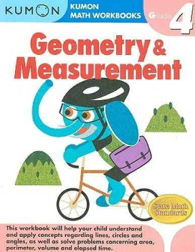 Geometry & Measurement Grade 4 (Kumon Math Workbooks) - Paperback - VERY GOOD - Image 1 of 1