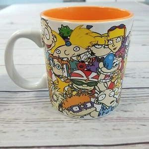 New Nickelodeon 90’s Shows 20 oz Ceramic Coffee Mug Hey Arnold! Rugrats Rocko - Picture 1 of 5