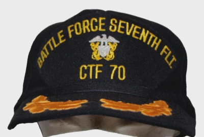 Gorra de béisbol negra Northstar de la Séptima Flota de la Fuerza de Batalla de la Marina de los Estados Unidos CTF 70 Foto 1 de 4