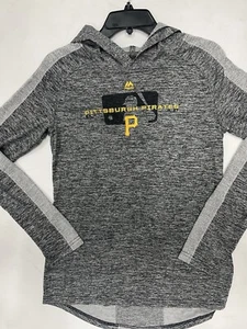 Pittsburgh Pirates Majestic Womans Hoodie Pullover Sweatshirt Size Medium New - Picture 1 of 2