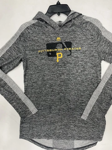 Pittsburgh Pirates Majestic Womans Hoodie Pullover Sweatshirt Size Medium New Cover