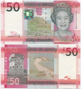 Jersey 50 Pounds 2010 UNC (P-36), QEII - Picture 1 of 1