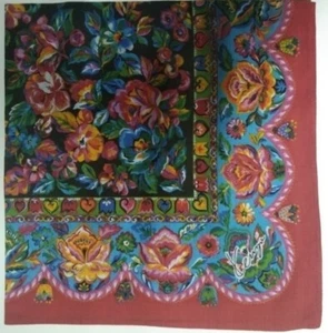 PAÑUELO USADO DE COLECCIÓN PAÑUELO PATRÓN ALGODÓN 20" BOLSILLO CUADRADO HANKY HOMBRE - Imagen 1 de 3