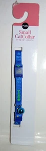 Pequeño collar de gato azul real con campana NUEVO - Imagen 1 de 4