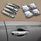 For Audi Q7 2017-2023 Chrome Door Handle Cover + Surrounds Protector Trims