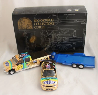 Autographed Nascar 1999 #24 Jeff Gordon Dupont 3 Time Champion Brookfield - Image 1 of 4