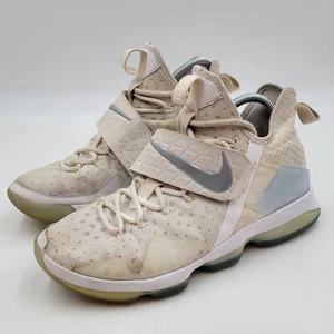 Nike Zoom LeBron 14 'Time to Shine' Mens White Athletic Shoes 860631-900 Size 10 - Picture 1 of 10