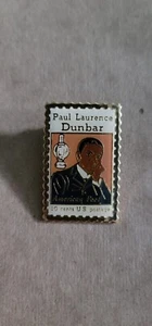Paul Laurence Dunbar American Poet 10 Cent USPS Stamp Pin (JP128 - Picture 1 of 2