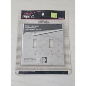 Style Paper It CLEAR Doppel Lichtschalter Wandplatten Tapete Neu im Paket - Bild 1 von 2