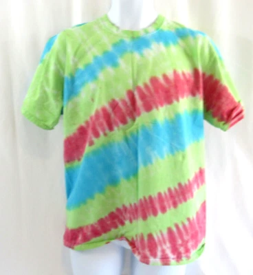 Port & Co. Camiseta Essential - Camiseta para hombre unisex adulto talla L a rayas teñida con corbata Foto 1 de 3