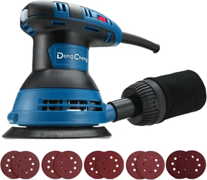 Dong Cheng Schwingschleifer, 3,0 AMP, 5 Zoll Exzenterschleifer mit 10 Stück - Bild 1 von 12
