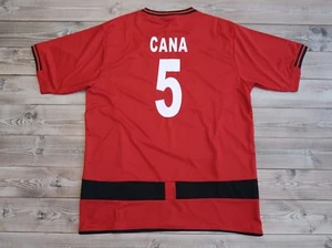 ⚽Authentic Football Shirt Albania Cana #5 Home Soccer Jersey, Men`s Size 2XL - Picture 1 of 16