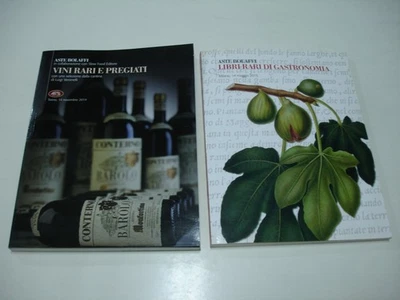 Libri Gastronomia  Vini rari e altro:  2 cataloghi d'asta riprodotti nelle foto - Immagine 1 di 4