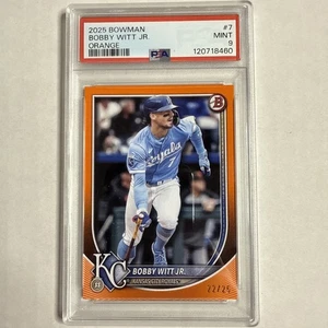 Bowman Orange Bobby Witt Jr 2025 22/25 PSA 9 K - Imagen 1 de 2