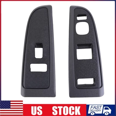 Par de bisel interruptor ventana eléctrica para Chevy Silverado Cadillac GMC lado izquierdo derecho Foto 1 de 4