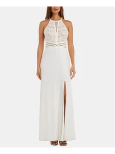 MORGAN & CO Womens Ivory Sleeveless Sheath Formal Dress 1 - Picture 1 of 6