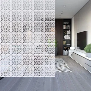 Pannello Divisorio Da Appendere, 12 Pezzi Pareti Divisorie per Interni, Separe P - Foto 1 di 12