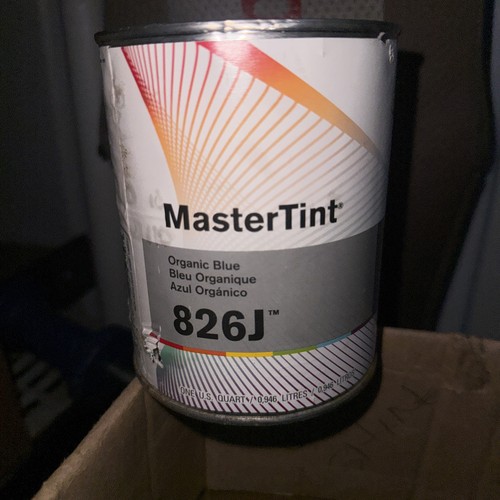 1 U.S. Quart Dupont Cromax Axalta MasterTint 826J Organic Blue Mixing ...