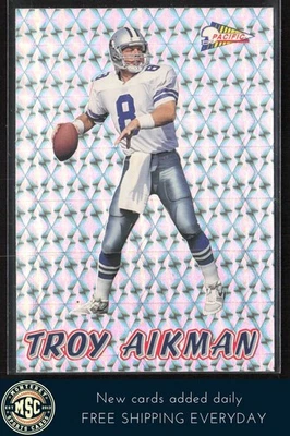 Troy Aikman 1993 Pacific Prisms #18 Dallas Cowboys - Image 1 of 2