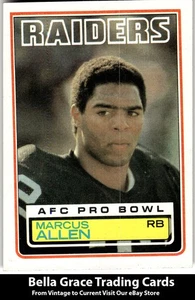 Fútbol americano Topps Marcus Allen #294 1983 Los Angeles Raiders novato NFL - Imagen 1 de 2
