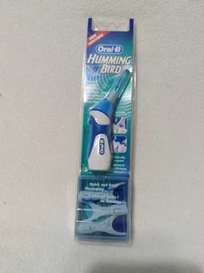 Blue Oral-B Hummingbird Power Flosser w/ 3 Refill Floss Head Picks New Sealed - Picture 1 of 5