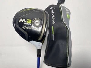 TaylorMade M2 Tour 3 Fairway Wood 15* Graphite Design Tour AD BB-7s Stiff RH HC - Picture 1 of 8