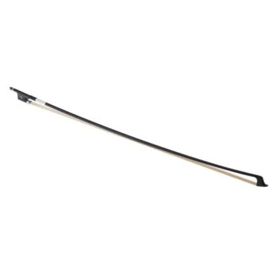 NEW Black Horse Hair Carbon Fiber Violin Bow Good Balance 1/2 Size - Image 1 of 4