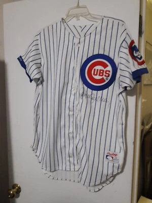 RYNE SANDBERG Signed Chicago Cubs 1990's era Authentic Rawlings Home Jersey JSA  - Image 1 of 4