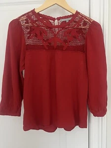 Daniel Rainn Damen Viskose Bluse Rot Gr. XS - Bild 1 von 7
