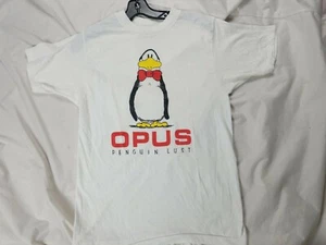 vintage 80s OPUS T PENGUIN LUST BLOOM COUNTY BERKELEY BREATHED COMIC shirt - Picture 1 of 4