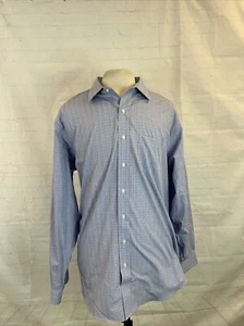 REGENT Brooks Brothers Men's Blue & Red Plaid Cotton Dress Shirt 18 - 6/7 $128 - Picture 1 of 8