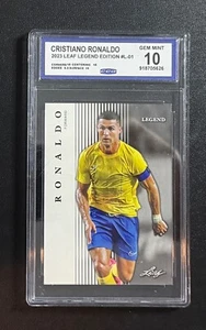 Cristiano Ronaldo 2023 Leaf Legends Edition #L-01 Mint 10 - CCG - Picture 1 of 2